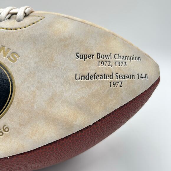 Miami Dolphins NFL Super Bowl Champions Limited Edition‎ Football Souvenir - Picture 6 of 10
